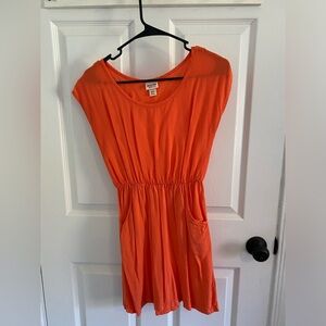 Orange dress summer